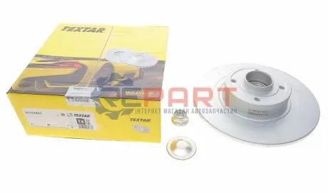 Фото Диск гальмівний (задній) Renault Scenic II 03- (270х10) (+ABS) (з підшипником) PRO TEXTAR (92154503) зображення 1