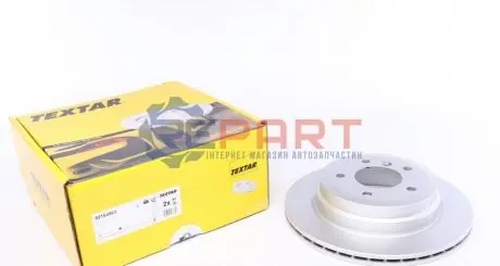 Фото Диск гальмівний (задній) BMW 1 (E81/E87)/3 (E90/E91/E92/E93) 03-13/X1 (E84) 09-15 (300x20) PRO TEXTAR (92154903) зображення 1