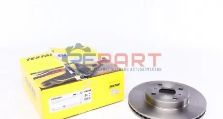 Тормозной диск TEXTAR 92156100