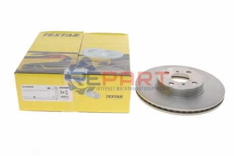 Гальмівний диск TEXTAR 92156200