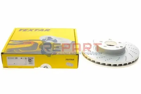 Фото Диск гальмівний (передній) MB C-class (W204) 07-14/ E-class (W212) 09- (322x32) PRO+ TEXTAR (92163405) зображення 1