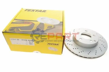 Диск тормозной TEXTAR 92165005
