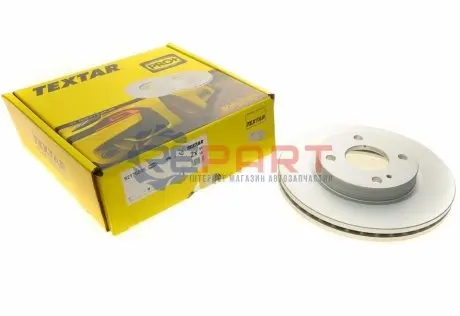 Фото Диск гальмівний (передній) Ford Fiesta 08- (258x23) PRO+ TEXTAR (92176005) зображення 1
