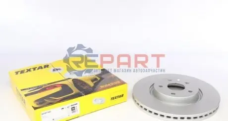 Диск гальмівний передн Лів/Прав OPEL INSIGNIA A, INSIGNIA A COUNTRY SAAB 9-5 1.4-2.8 07.08-03.17 TEXTAR 92187103