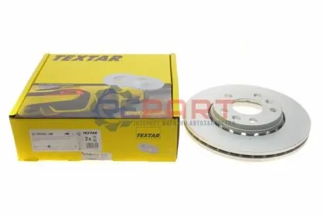 Диск гальмівний (передній) Renault Megane 08- (280x24) PRO+ TEXTAR 92195505 Купити в Україні