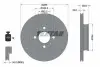 Диск гальмівний передн Лів/Прав HYUNDAI I20 I, I20 II 1.1D-1.6D 08.08-06.21 TEXTAR (92204900) зображення 1