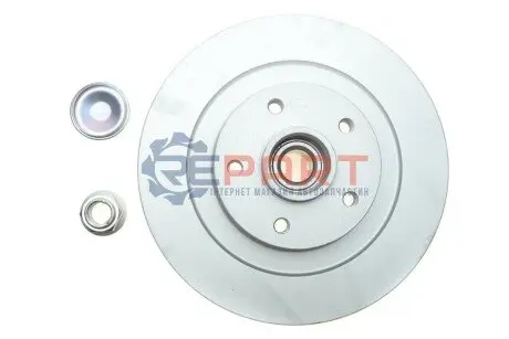 Фото Диск гальмівний (задній) Renault Laguna III 08- (300x11) (+ABS) (з підшипником) PRO TEXTAR (92233103) зображення 1