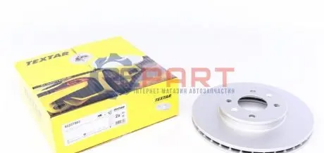 Фото Диск гальмівний (передній) Kia Rio III/Hyundai Accent 11- (256x22) PRO TEXTAR (92237903) зображення 1