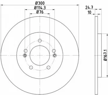 Диск гальмівний задн Лів/Прав HYUNDAI I40 I, I40 I CW 1.6-2.0 07.11-05.19 TEXTAR 92239203