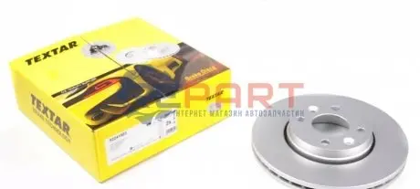 Фото Диск гальмівний (передній) Renault Kangoo 08-/Zoe 12- (258x22) PRO TEXTAR (92241503) зображення 1