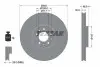 Диск тормозной TEXTAR (92256003) изображение 1