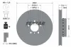 Фото Двочастинний гальмівний диск передн Лів/Прав BMW 1 (F20), 1 (F21), 2 (F22, F87), 2 (F23), 3 (F30, F80), 3 (F31), 3 GRAN TURISMO (F34), 4 (F32, F82), 4 (F33, F83) 1.5-3.0H 07.11 TEXTAR (92264925) зображення 1