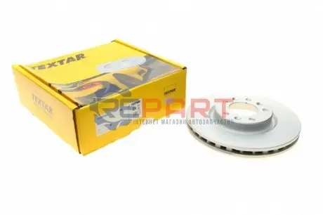 Фото Диск гальмівний (передній) Citroen C4 13-/Berlingo/Opel Combo 18- (283x26) PRO TEXTAR (92267203) зображення 1