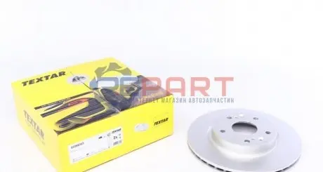 Диск гальмівний передн Лів/Прав SUZUKI S-CROSS, SX4 S-CROSS, VITARA 1.0-1.6D 08.13 TEXTAR 92268303 Купити в Україні