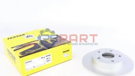Тормозной диск TEXTAR 92268403
