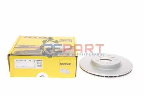 Диск гальмівний (передній) BMW 2 (F45/F46) 14- (294x22) PRO+ B37/B38 TEXTAR 92273105 Купити в Україні