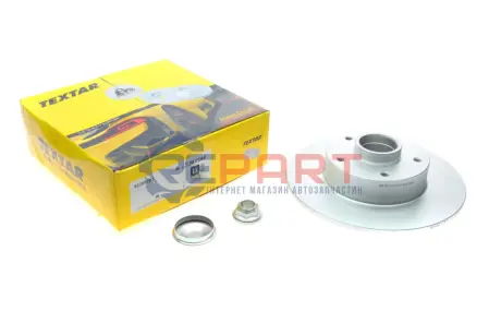 Фото Диск гальмівний (задній) Renault Megane IV 15- (260x8) (+ ABS) PRO TEXTAR (92295203) зображення 1