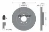 Фото Диск гальмівний задн Лів/Прав LAND ROVER DISCOVERY V, RANGE ROVER IV, RANGE ROVER SPORT II 2.0-5.0 08.12 TEXTAR (92307803) зображення 2