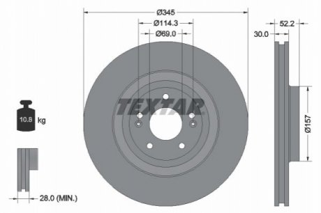 Автозапчастина TEXTAR 92315103 (фото 1)