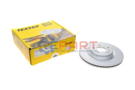 Диск тормозной (передний) Volvo XC40 2.0 17- (296x25) PRO+ TEXTAR 92323905 Купить в Украине