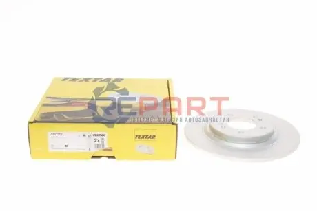 Диск гальмівний задн Лів/Прав HYUNDAI GRANDEUR, KONA KIA NIRO I, OPTIMA, SOUL III, SOUL III CARGO 1.6-Electric 09.15 TEXTAR 92332703