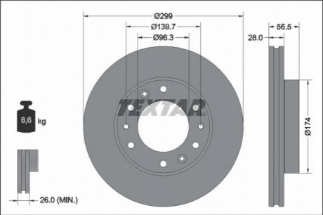 Автозапчастина TEXTAR 92338103 (фото 1)