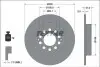 Диск гальмівний задн Лів/Прав MG ZS 1.0/1.5 10.17 TEXTAR (92342703) зображення 1