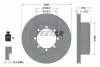 Тормозной диск TEXTAR (93117600) изображение 1