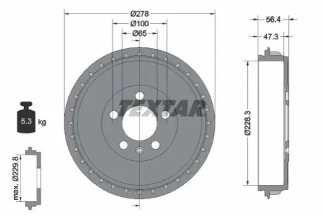 Автозапчасть TEXTAR 94046300