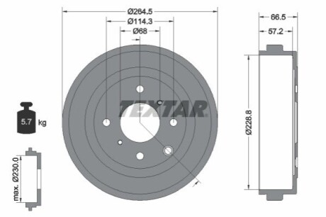 Автозапчастина TEXTAR 94046400 (фото 1)