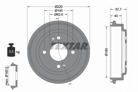 Автозапчастина TEXTAR 94047000 (фото 1)