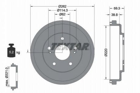 Автозапчастина TEXTAR 94047700 (фото 1)