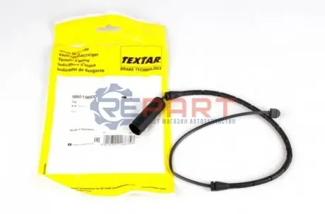 Датчик зносу гальмівних колодок передн BMW 7 (E38) 2.5D-4.4 03.94-11.01 TEXTAR 98019800