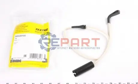 Датчик зносу гальмівних колодок задн BMW 5 (E39), Z8 (E52) 2.0-4.9 09.95-12.03 TEXTAR 98020700