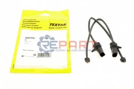 Фото Датчик износа тормозных колодок TEXTAR (98063000) изображение 1
