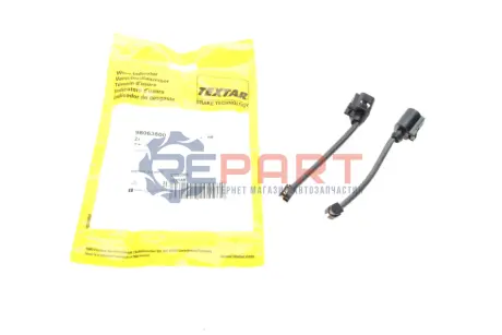 Датчик зносу гальмівних колодок (задніх) Porsche Cayenne/Cayenne Coupe 17- (L=255) (к-кт 2шт) TEXTAR 98063500 Купити в Україні