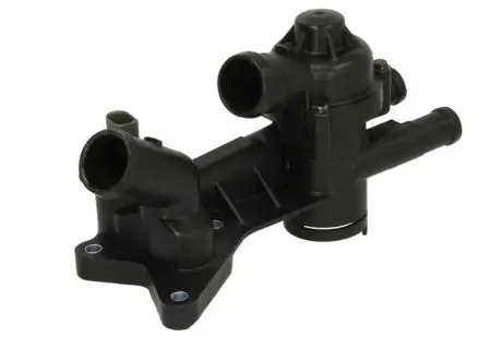 Корпус термостата AUDI A3 SEAT CORDOBA, IBIZA III, IBIZA IV, IBIZA IV SC, IBIZA IV ST, TOLEDO IV SKODA FABIA I, FABIA I PRAKTIK, FABIA II, OCTAVIA II, RAPID, ROOMSTER 1.2/1.4/1.6 07.01-02.18 Thermotec D2W012TT