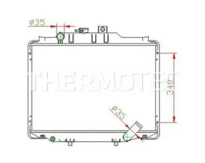 Радиатор Thermotec D70505TT Купить в Украине