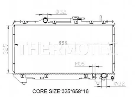 Радиатор Thermotec D72003TT