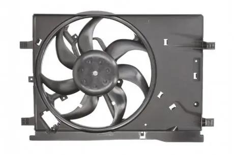 Вентилятор радіатора (з корпусом) ABARTH GRANDE PUNTO FIAT GRANDE PUNTO, PUNTO, PUNTO EVO OPEL ADAM, CORSA D, CORSA E 0.9-1.4LPG 06.05 Thermotec D8F024TT