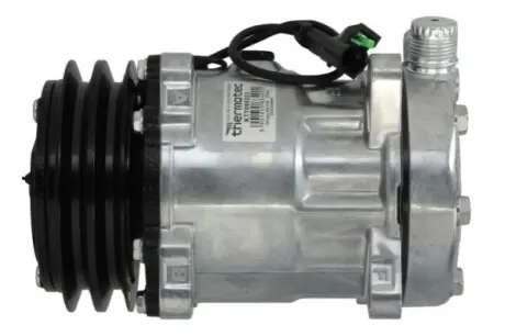 Компрессор кондиционера 24В (R134a) MAN 19.233 FC CNG, 19.273 F, FL, FLL, 19.273 FA, 19.273 FAK, 19.273 FK, 19.273 FS,19.273 FLS, 19.293 FAC, 19.293 FAK, 19.293 FAS, 19.293 FC,19.293 FLC,19.293 FLLC Thermotec KTT090223