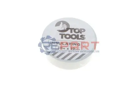 Стрічка ізоляційна 19mm 10m (біла) TOP TOOLS 24B111 Купити в Україні