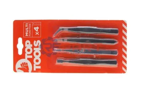 Набір пінцетів (4шт) TOP TOOLS 32D423 Купити в Україні