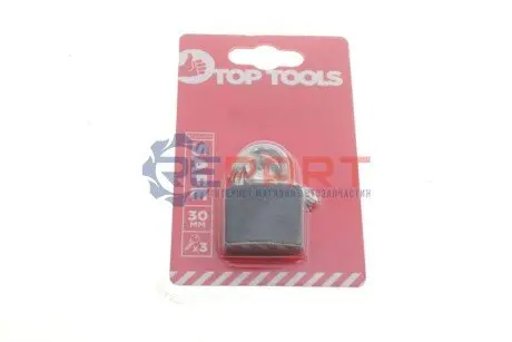 Замок навісний (30mm) (3 ключа в к-кт) TOP TOOLS 90U300 Купити в Україні