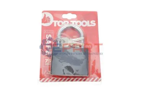 Замок навісний (75mm) (3 ключа в к-кт) TOP TOOLS 90U304