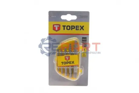 Набір для висвердлювання гвинтів, набір 5 шт. Topex 14A110 Купити в Україні