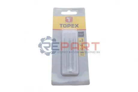 Метчик M6, набор 3 шт.*1 уп. (TOPEX) Topex 14A206 Купить в Украине