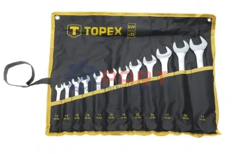 Набір ключів ріжково-накидних 6-21 мм 15 од. Topex 35D758