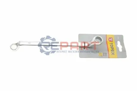 Ключ колінчастий 12х13 мм 45° L-220 мм Topex 35D809 Купити в Україні