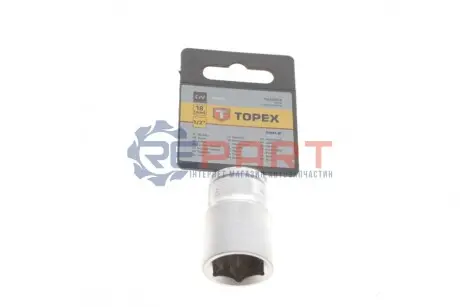 Головка торцева 1/2" 18 mm Topex 38D718